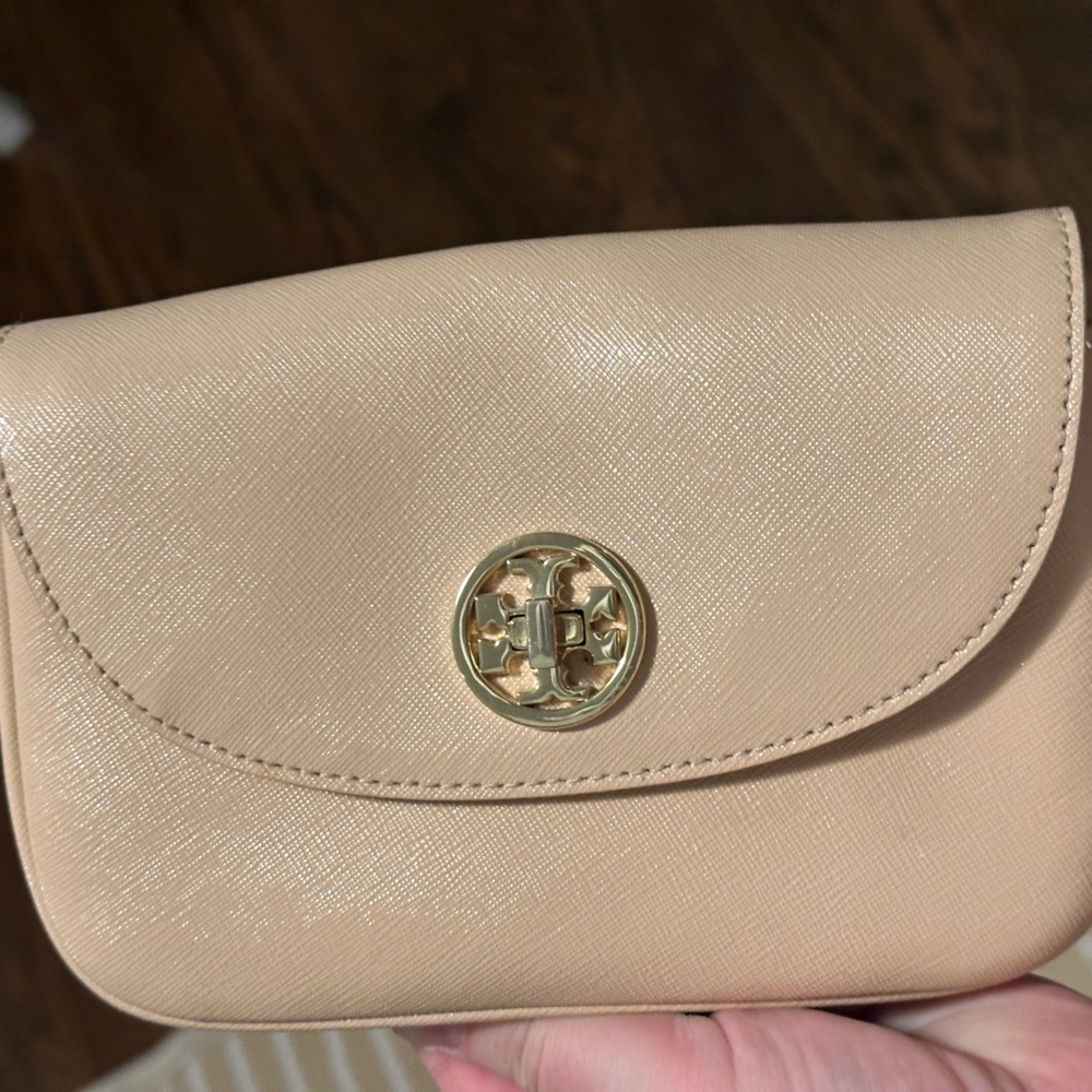 Tory Burch cream crossbody